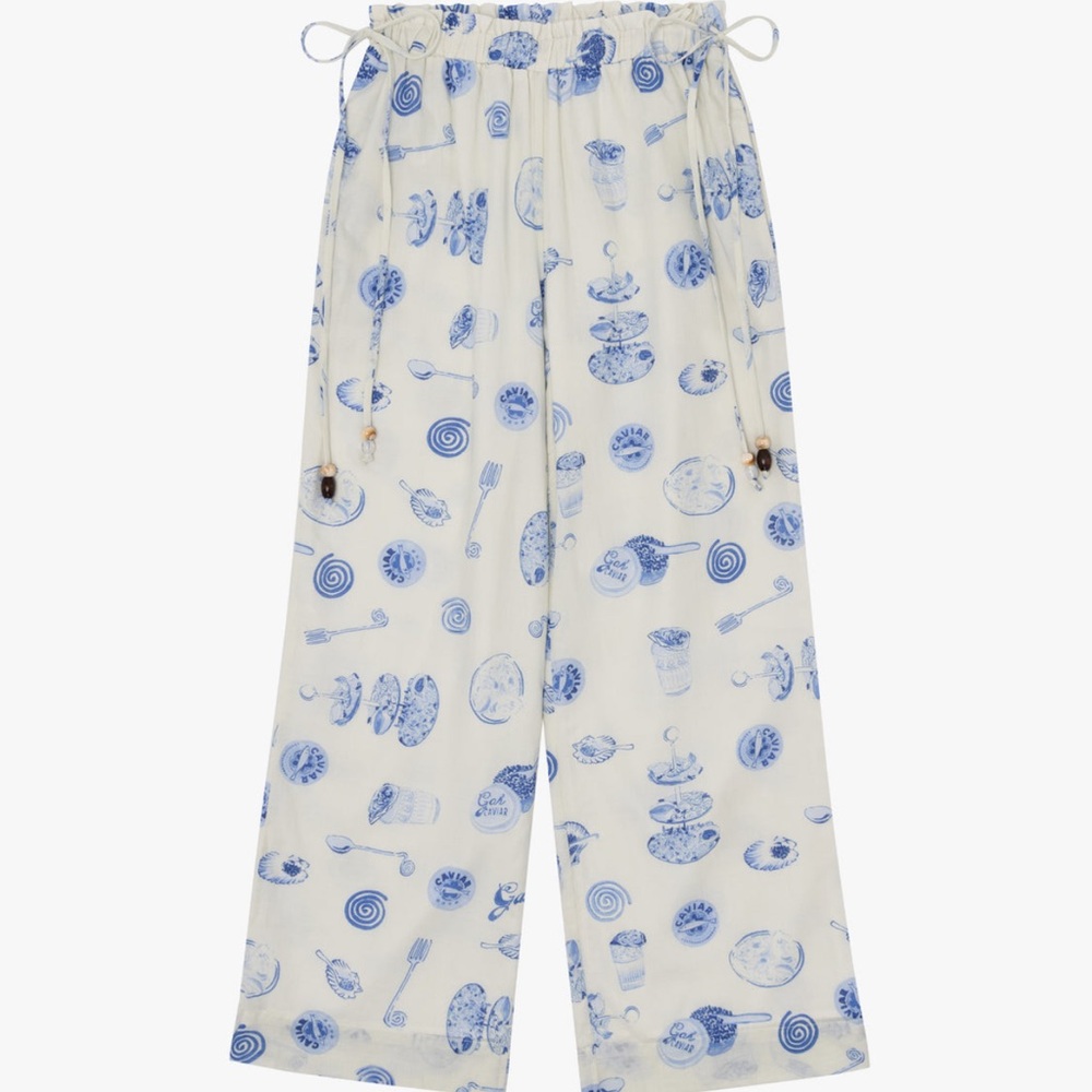 NWT LISA SAYS GAH NORA PANT - CAVIAR DREAMS BLUE- SIZE M